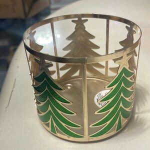 Bath and Body Works 3 wick candle christmas tree holder